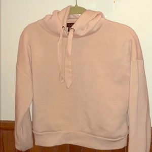 Atmosphere Baby pink/nude crop top hoodie size 8